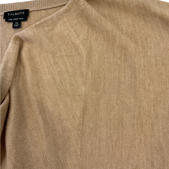 Talbots Merino wool drape neck sweater - Picture 6 of 8